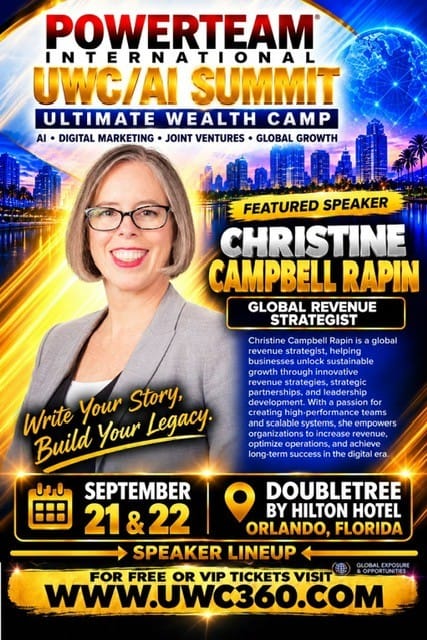 The Ultimate Wealth Camp AI / Digital Summit. Orlando Sept 21-22, 2026