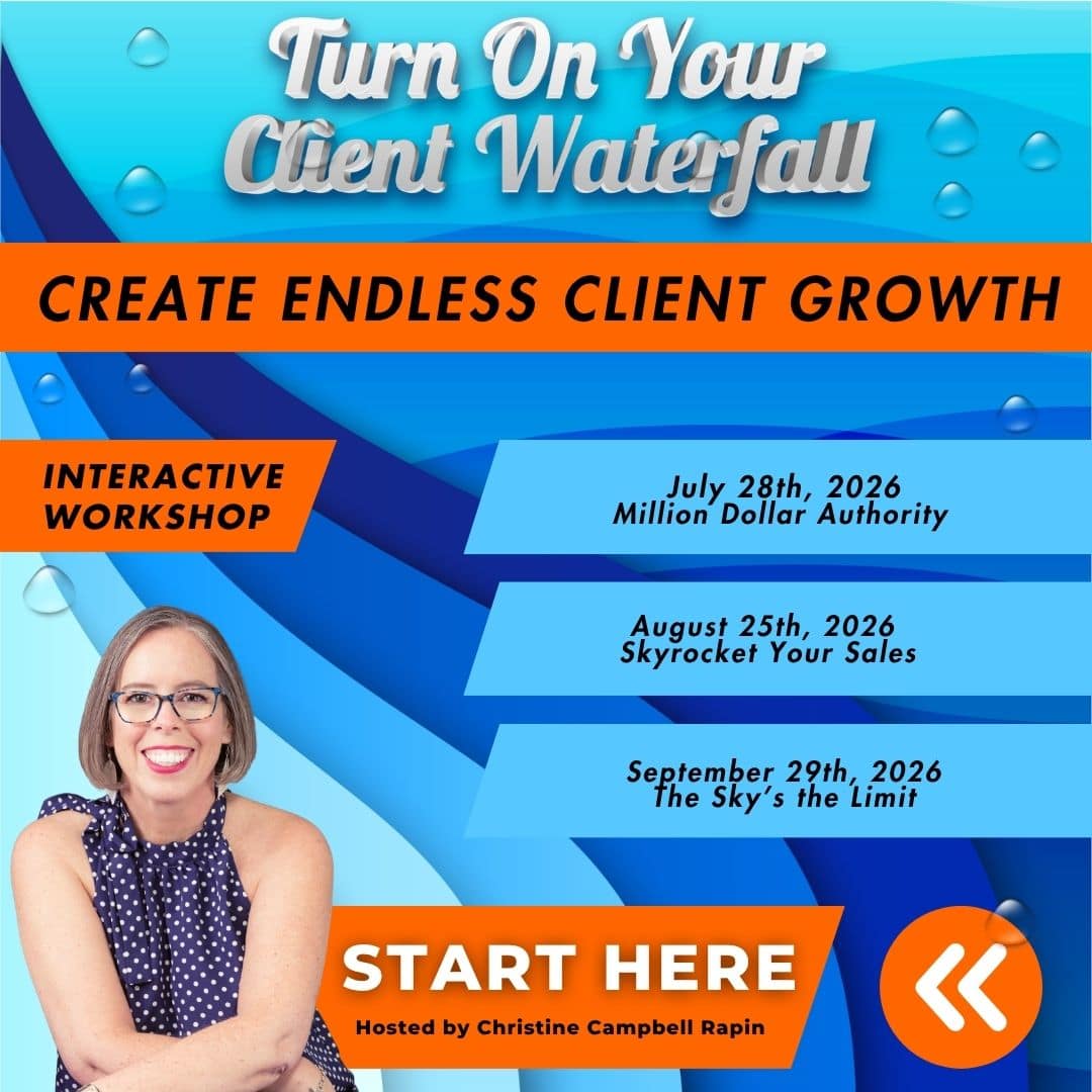Turn on Your Client Waterfall - Call for Speakers July - September 2026.