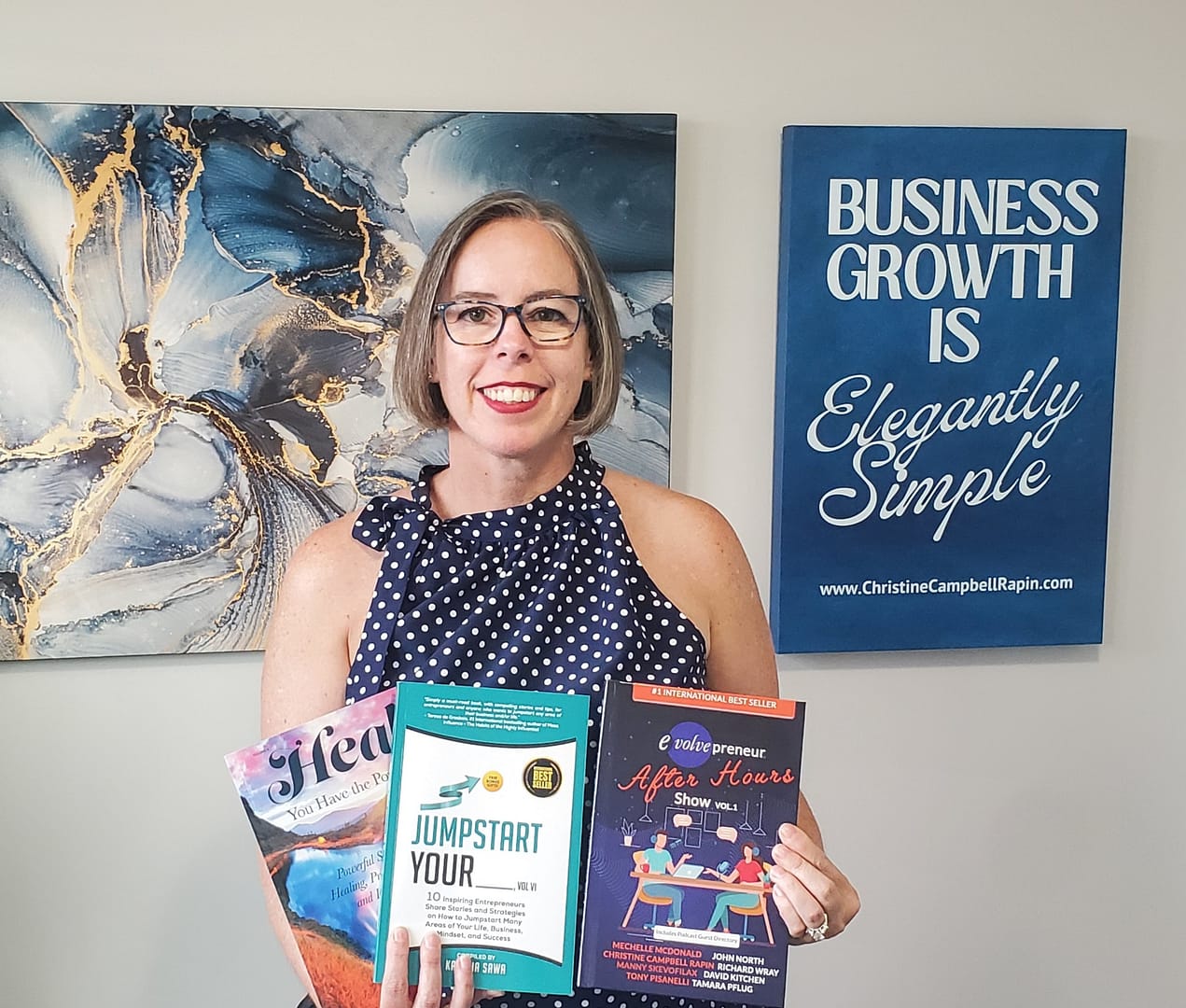 3x International Best Selling Author - Christine Campbell Rapin