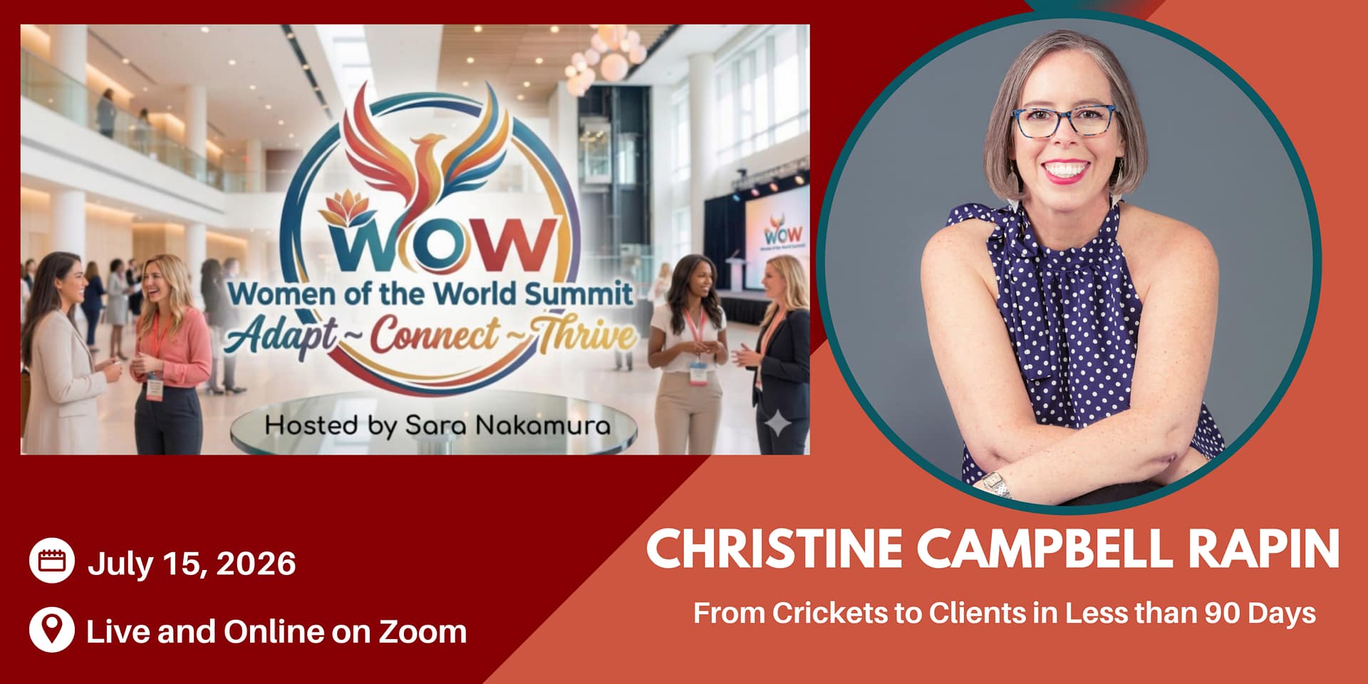 Women of the World - WOW Summit. July 15, 2026.