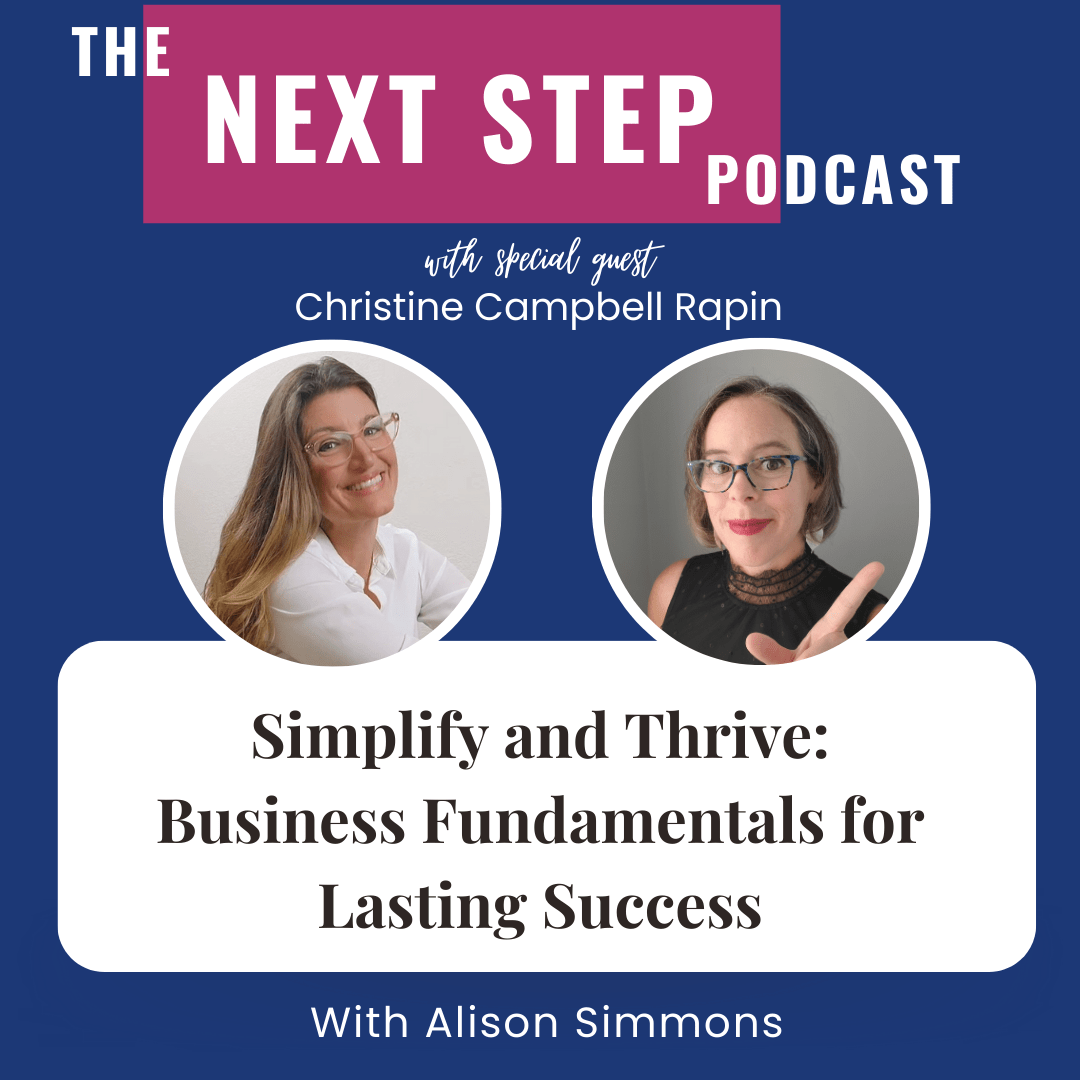 The Next Step Podcast featuring Christine Campbell Rapin
